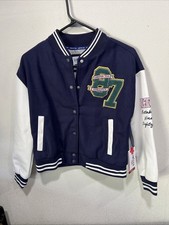 Limited Too Girls Relaxed Fit Snap Closure Varsity Jacket M 10 