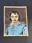 2 Mini Silk Warner Woven Label 4" x 3" Blue Boy Mlle. Brongniart WW L CO DEL HH — photo 2
