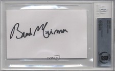 BAS Authenticated Brad McCrimmon BGS Authentic Auto 4f5