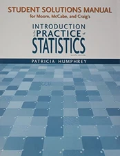 STUDENT STUDY GUIDE WITH SOLUTIONS MANUAL FOR INTRODUCTION By David S. VG