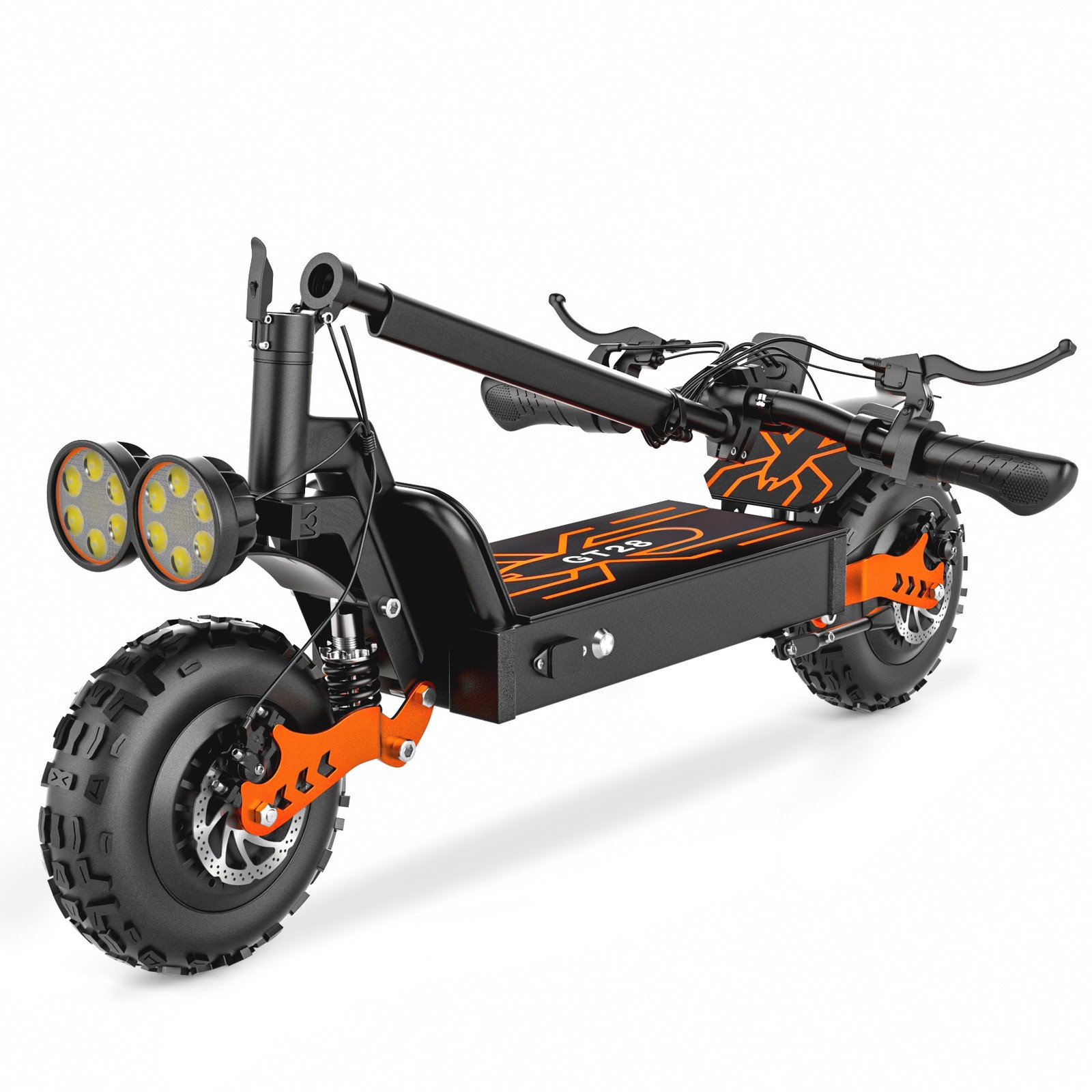 11"Off Road Tires Adult Electric Folding Scooter 35MPH 70 Mi