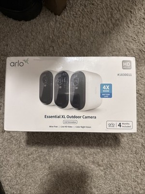New Arlo Essential XL Outdoor HD Camera (2nd Gen) 3 Pack