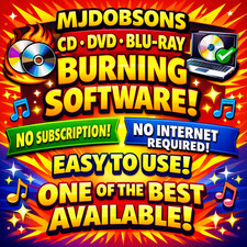 CD DVD Blu-ray Burning Software Subscription and Internet Not Required