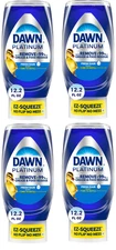 Dawn Platinum EZ-Squeeze Dish Soap Fresh Rain 12.2oz Dishwashing Liquid (4 Pack)
