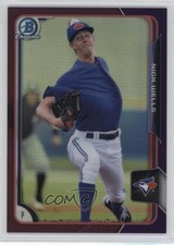 2015 Bowman Chrome Prospects Purple Refractor 30/250 Nick Wells #BCP166 7l6