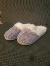 Women  s Warm Knit House Slippers, Comfy Memory Foam Soft Plush Slip-On