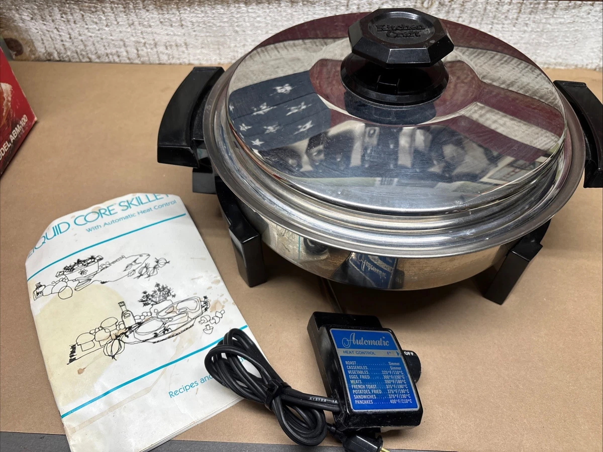 WEST BEND LIQUID COREリキッドコア 電気スキレット West Bend Stainless Steel Electric Skillets for sale | eBay