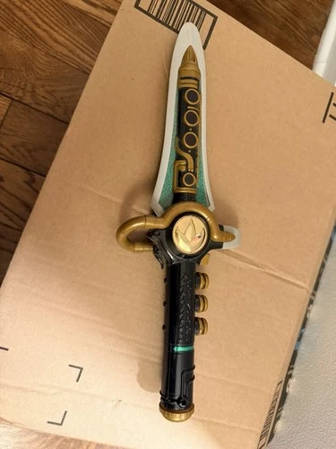 Vintage 1994 Bandai Power Rangers Green Dragon Dagger Flute