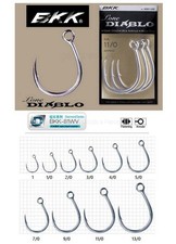 AMO BKK LONE DIABLO 8091-HG SINGLE HOOKS TONNO SPINNING