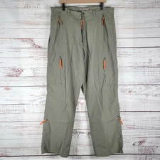 VTG 2001 DC Shoe Co Mens 38 Active Terrain Unit Greige Skater Cargo Pants Y2K