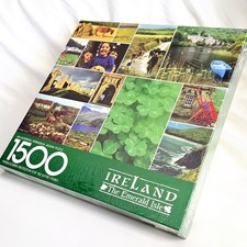 Vintage 1987 Springbok Ireland Emerald Isle 1500 Pc Puzzle Irish Landscape NEW