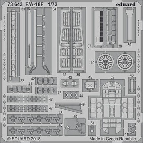 Eduard 73643 1/72 F/A-18F for Academy (Pre-Painted)