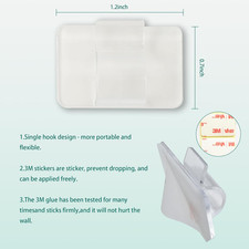 Hooks for Outdoor String Lights Clips, 30Pcs Heavy Duty Cable Clips Waterproo...