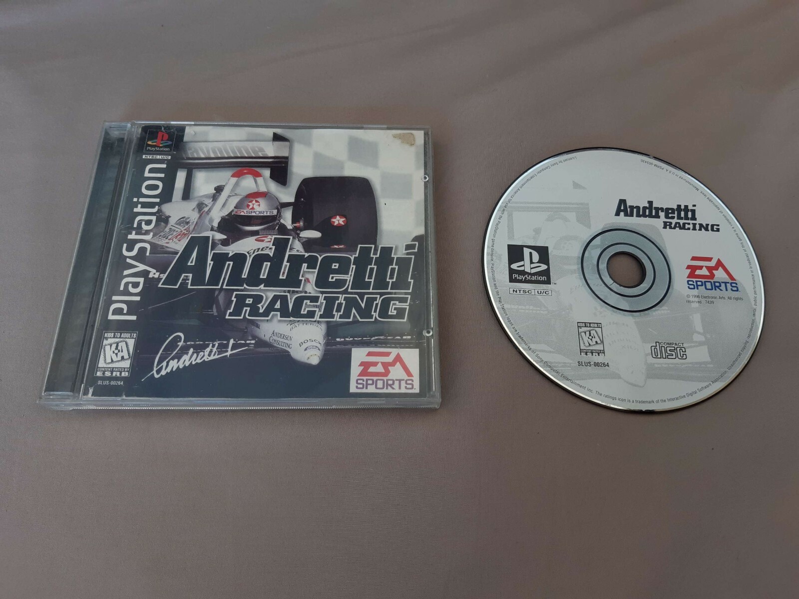 PS1 : Andretti Racing - PLAYSTATION NTSC/UC PROMO