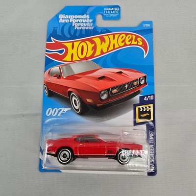 Hot Wheels 71 Mustang Mach 1 HW Screen Time Red Diecast Car 2/250