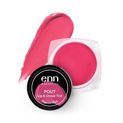 Enn Beauty Pout Lip And Cheek Tint, Passion Pink Shade 5gm