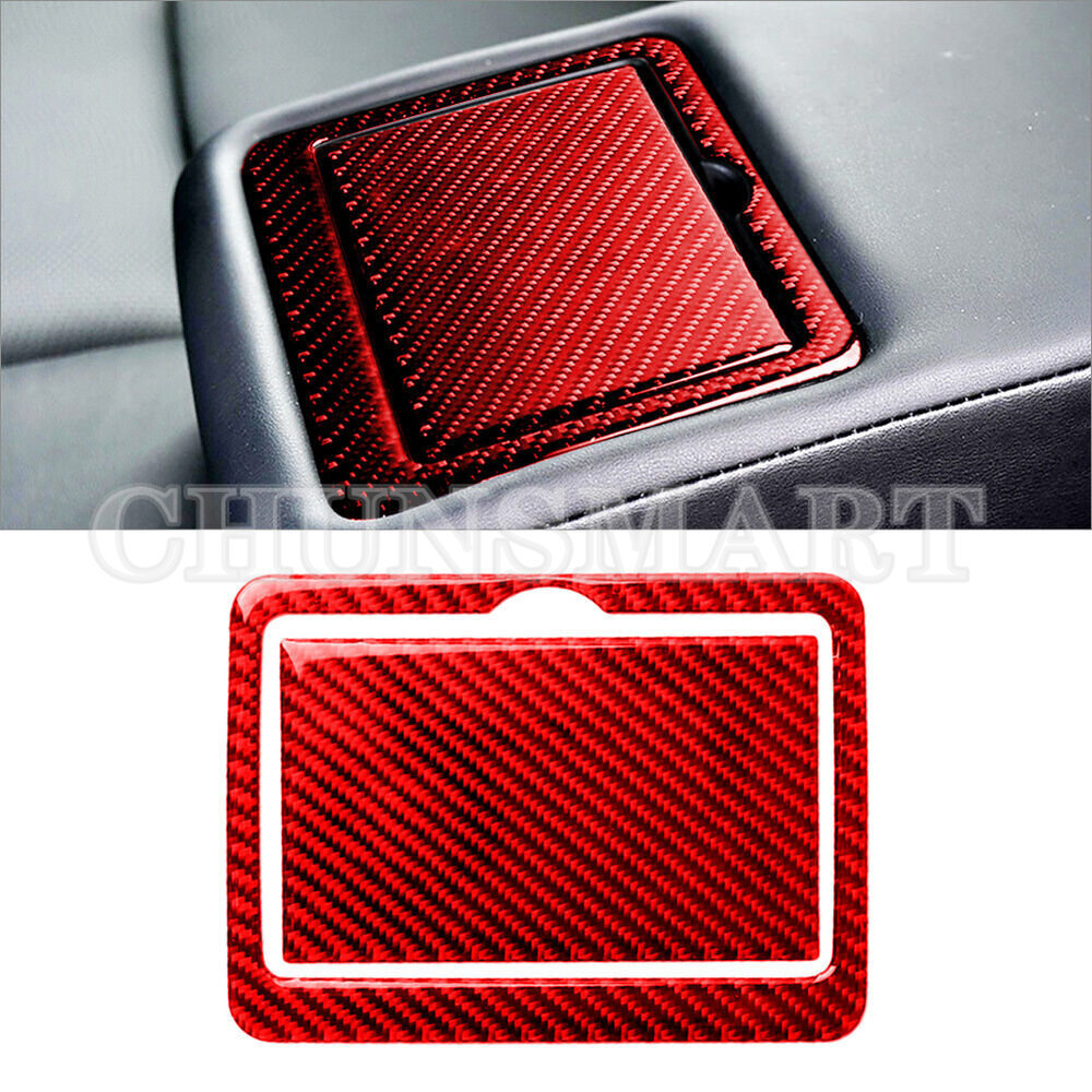 15X Red Carbon Fiber Interior Full Set Cover Trim For Infiniti Q50 Q60