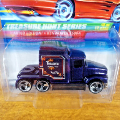 Hot Wheels 1998 Treasure Hunt Series Kenworth T600A MF Purple Big