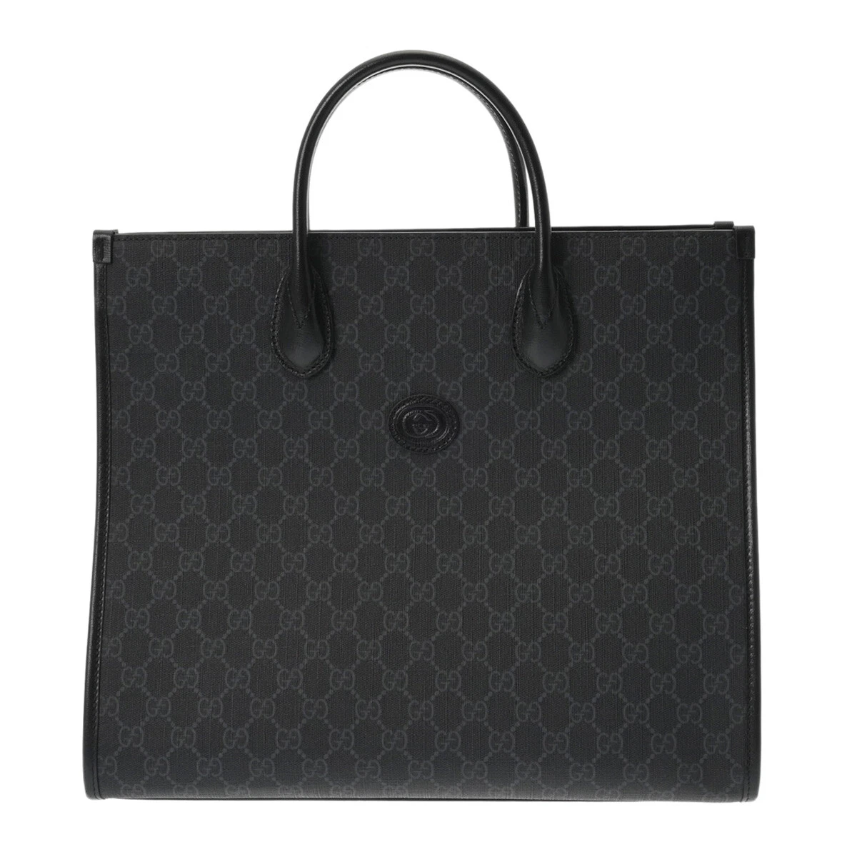 Sac fourre tout GUCCI GG Supreme 2WAY à emboîtement G noir/noir 674148 800000134492000