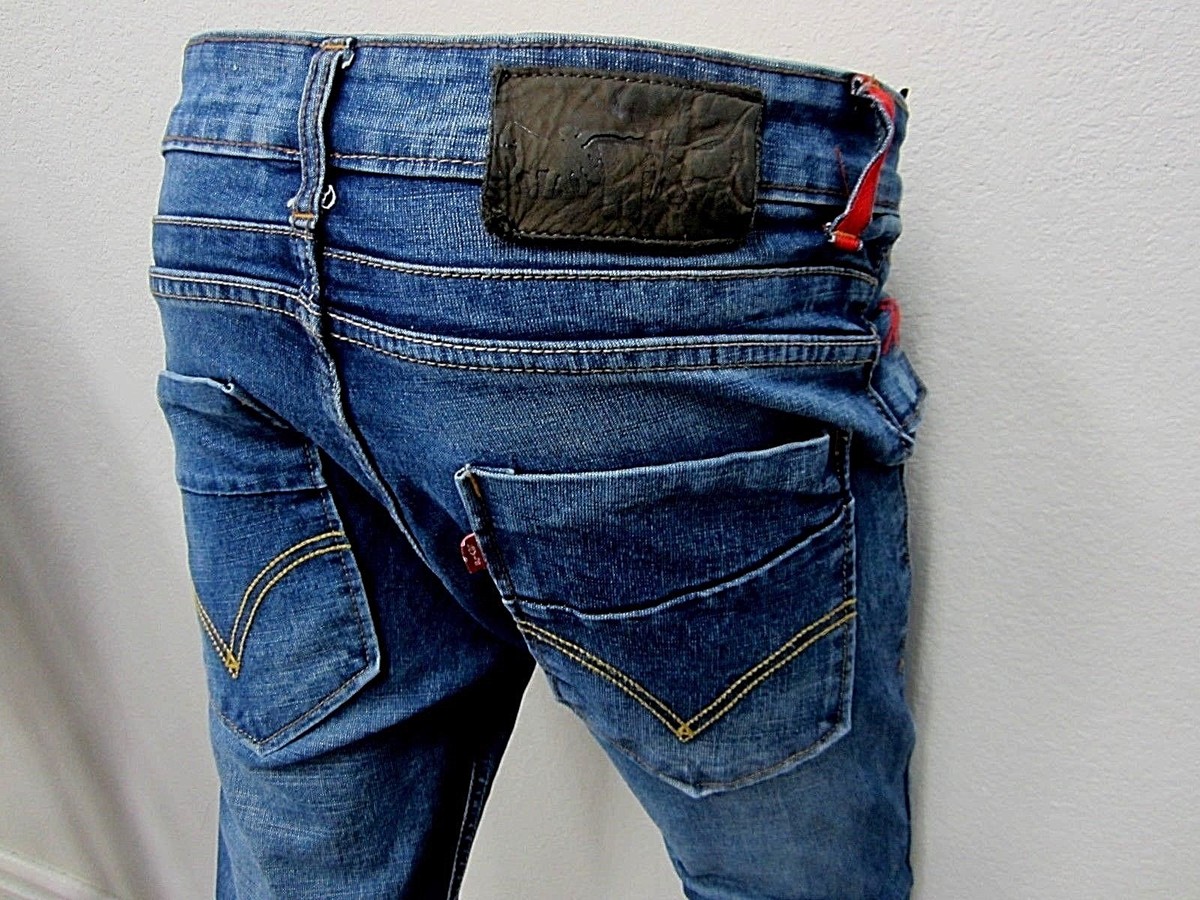 VERY NICE LEVI'S Women's REDLOOP Med Blue Skinny Cotton Denim