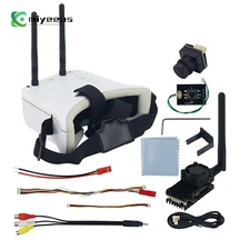5.8G 2000mW Wireless Video Transmission System TX RX 3" FPV Goggles Camera