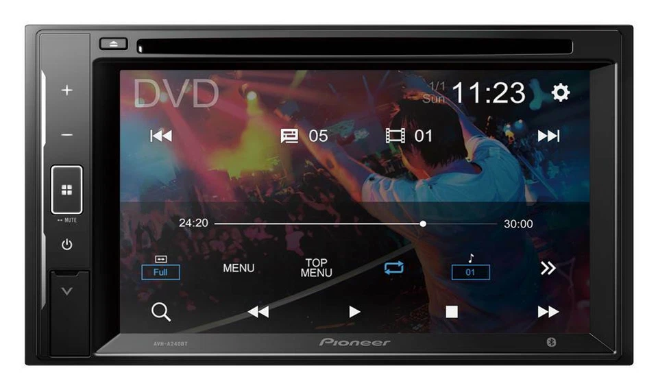 Pioneer 2-DIN Autoradio Bluetooth CD/DVD USB für Ford Transit 2006-2013 schwarz - Bild 4 von 4