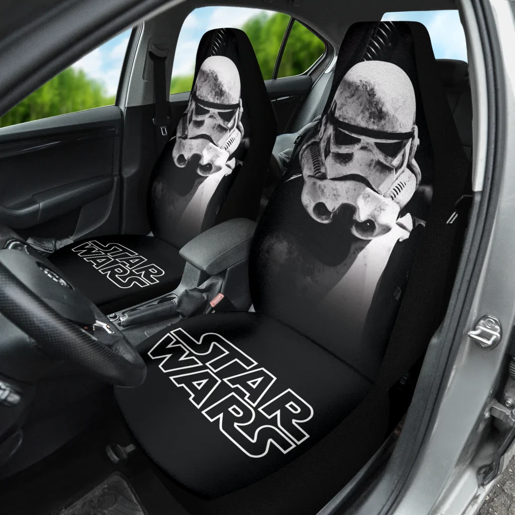 Gift Idea Stormtrooper Star Wars Car Seat Covers (set of 2)