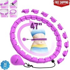 Infinity Hoop Fit Plus Size 47", Weighted Hula Hoops for Adults Weight Loss