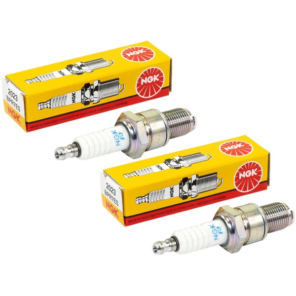 ZüNdkerze Set 2 StüCk NGK BPR7ES FüR Kawasaki Moto Guzzi Yamaha AE AR V35 BT SR-image