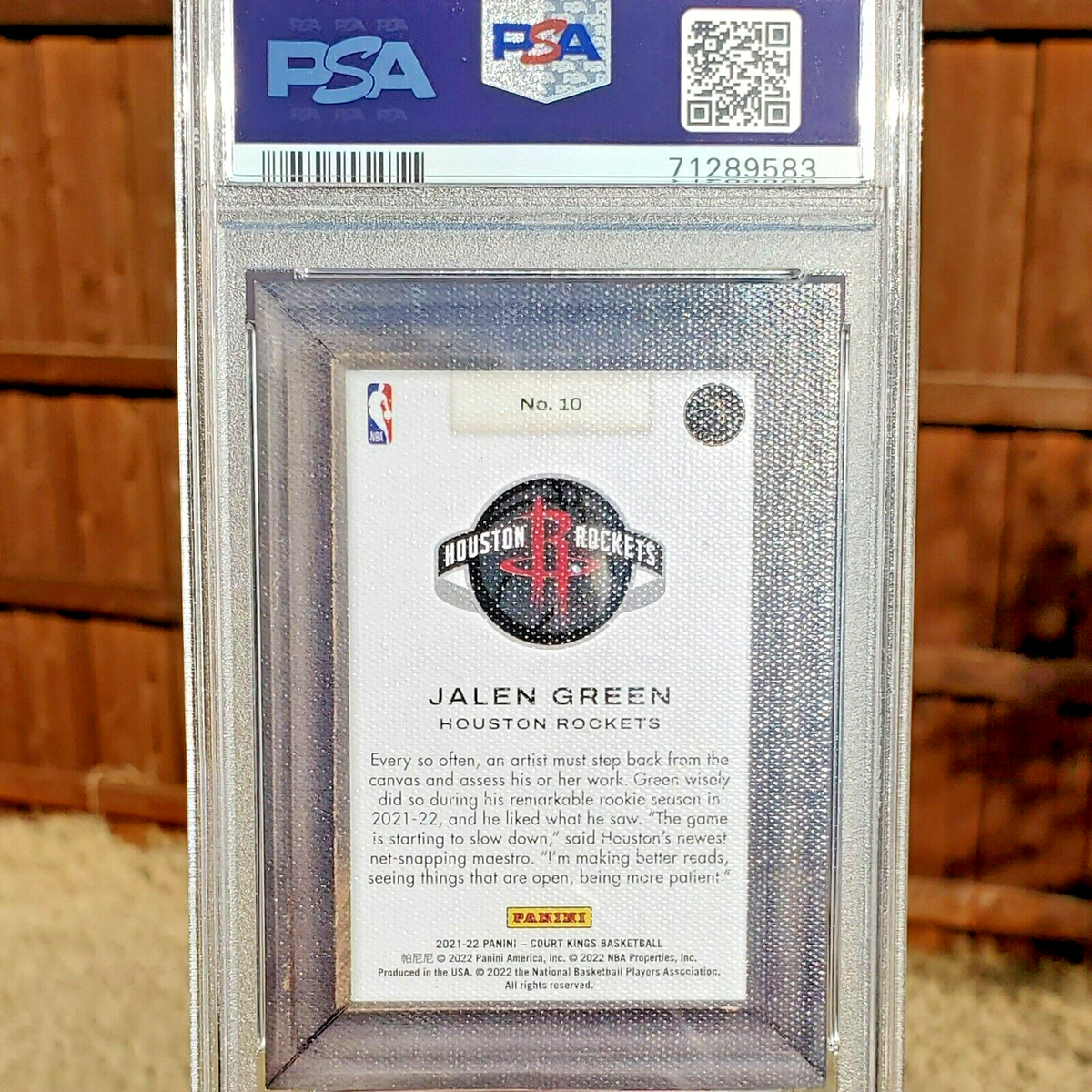 Jalen Green - ROOKIE - 2021 Court Kings State Of The Art SSP - PSA 