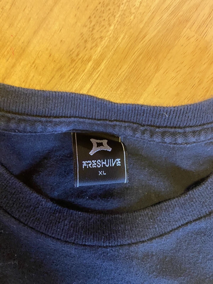 Camiseta Freshjive Vintage Años 2000 Malcolm X Streetwear Talla XL Camiseta Rap Hip Hop Foto 3 de 4