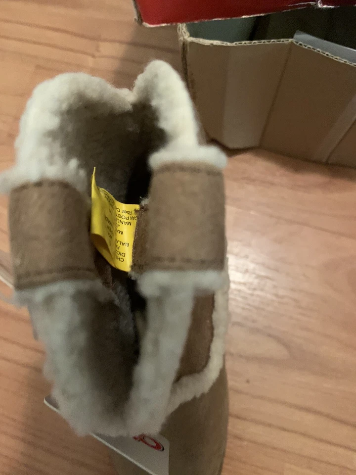 Botas de Vaquera Dingo Gamuza Cuero Imitación Piel Forradas Niñas Pequeñas Talla 9D  Foto 2 de 4