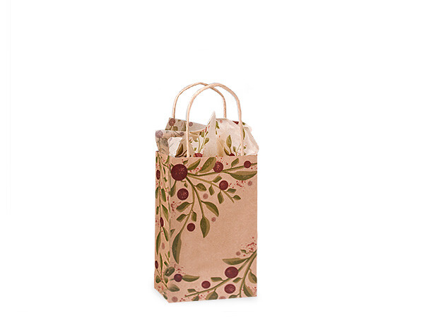 TUSCAN HARVEST Design Kraft Paper Gift Bag ONLY Choose Size & Pack Amount