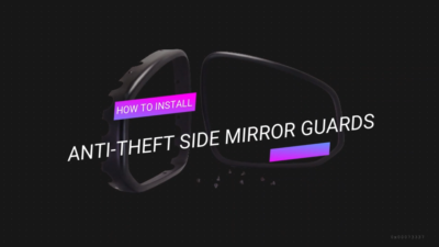 Sun Enterprises Anti-Theft Side Mirror Guards – Fits Honda Civic 2016-2021 & Insight 2019