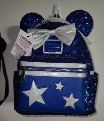 Loungefly Disney Wishes Come True mini backpack Wishes Come True Blue main image 4
