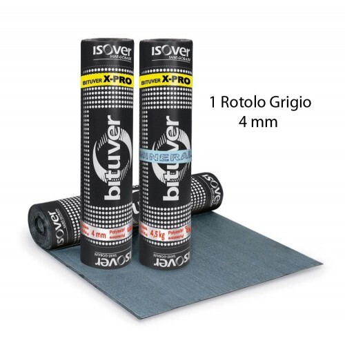 Offerta Guaina Bituminosa Ardesiata Grigia 4kg 10mt per Tetti