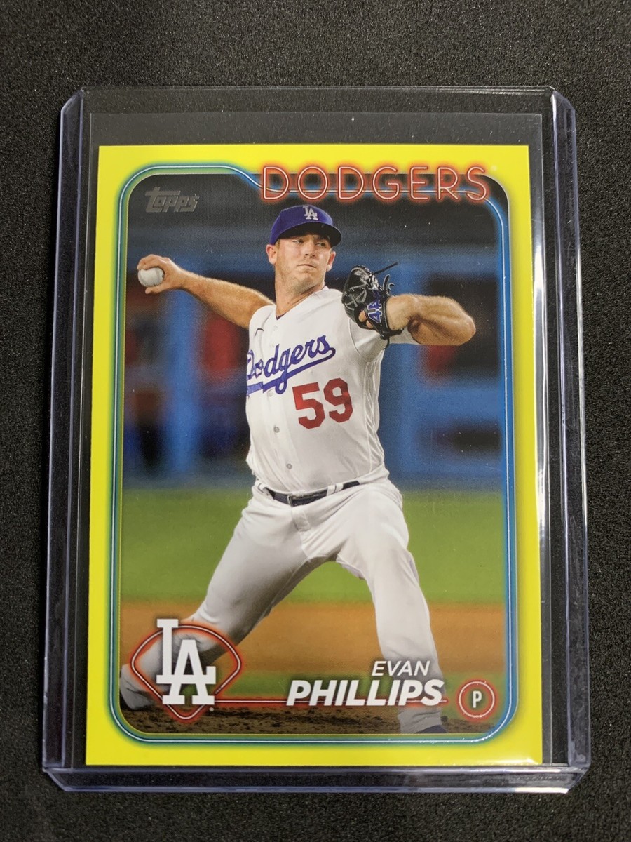 赤西仁 Yellowgoldtour 3011 2024 Topps #569 Evan Phillips Yellow Parallel Dodgers | eBay