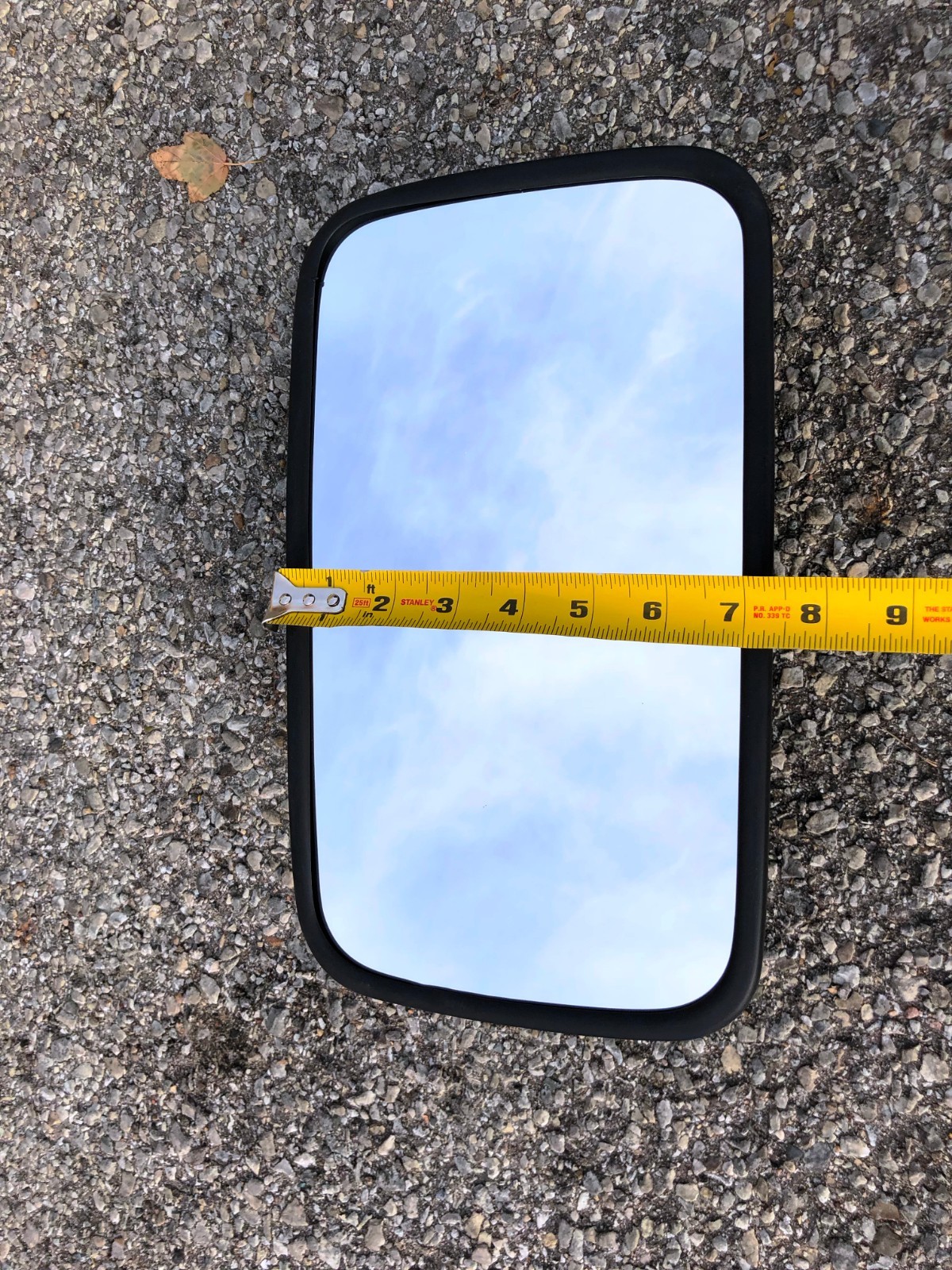 Large Size 7" x 12" Universal Front End Loader Mirror, Cat, Ford, Titan.....