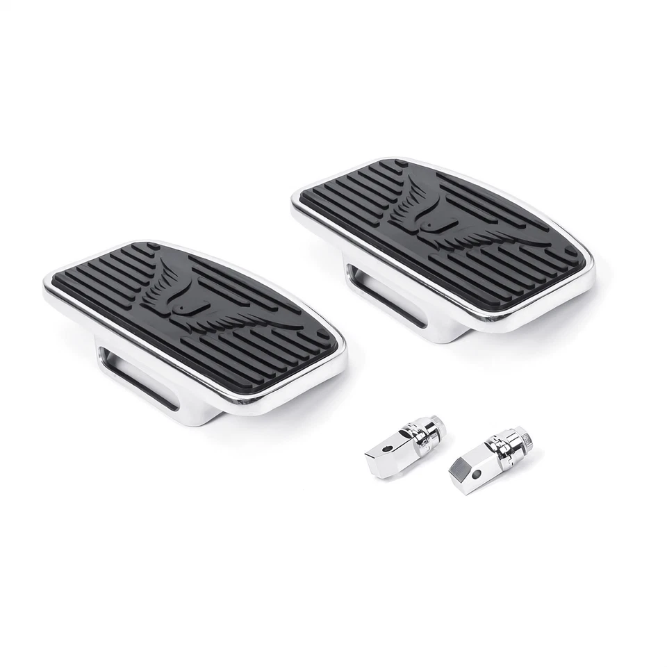 Pair Rear Footboards Floorboards For Yamaha V Star 650 400 Custom 1998-2019 USA - Image 4 of 4