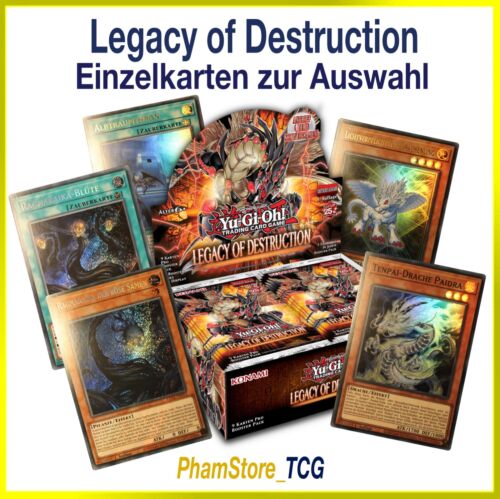 YuGiOh! Legacy of Destruction - Einzelkarten zur Auswahl. - Bild 1 von 165
