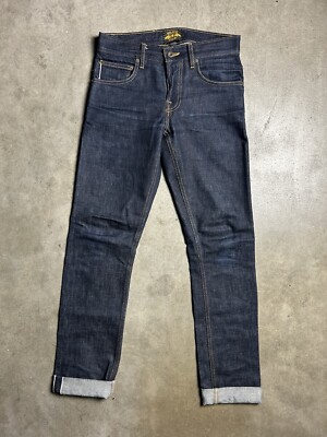 Brave Star Selvedge Jeans Size 29 x 34 Raw Denim Made In USA
