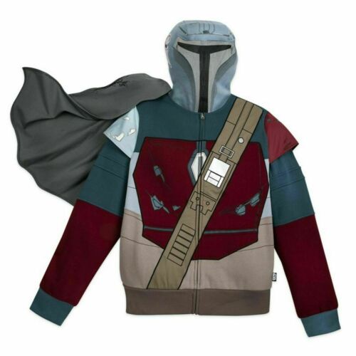 Disney Mandalorian Bounty Hunter Zip Up Sweatshirt Hoodie Kids Costume Size  4 | eBay