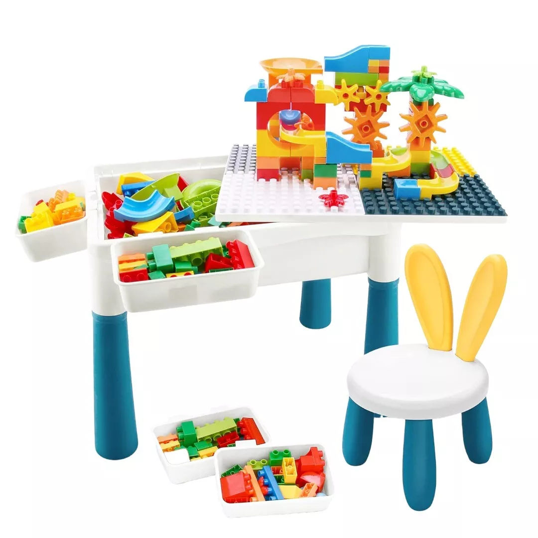 Table de blocs de construction pour enfants, bureau