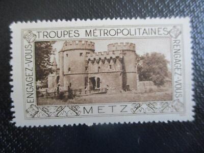(12140) Reklamemarke - Troupes Métropolitaines - METZ