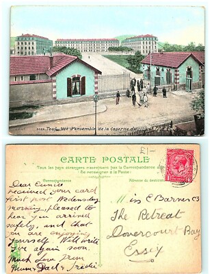 S02-2129, TOUL, VUE D'ENSEMBLE DE LA CASERNE DU, *UK 1930S POSTMARKED. *