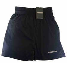 Prostar Kiev schwarze Shorts, Fußball/Spiele/Sport, neu mit Etikett 26-28” LY Alter 10-12