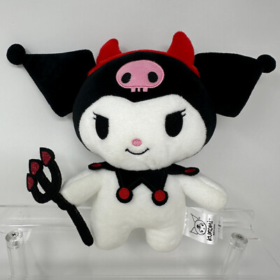 Kuromi Plush Sanrio Stuffed Figure 2023 Devil Pitchfork | eBay