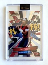 2023 WILD CARD ALUMINATION COMIX RW&B C.J. STROUD RC! 1/7! 1/1! FIRST ONE!