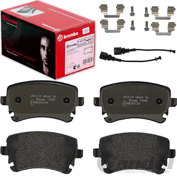 Pastiglie Freno Brembo Posteriori Per Vw Multivan Transporter T5 T6 + Bus + Scatola-image