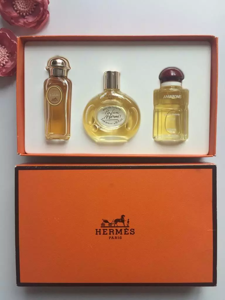 HERMES CALECHE AMAZONE PARFUM D'HERMES Coffret miniature SET NEW RARE Ladies